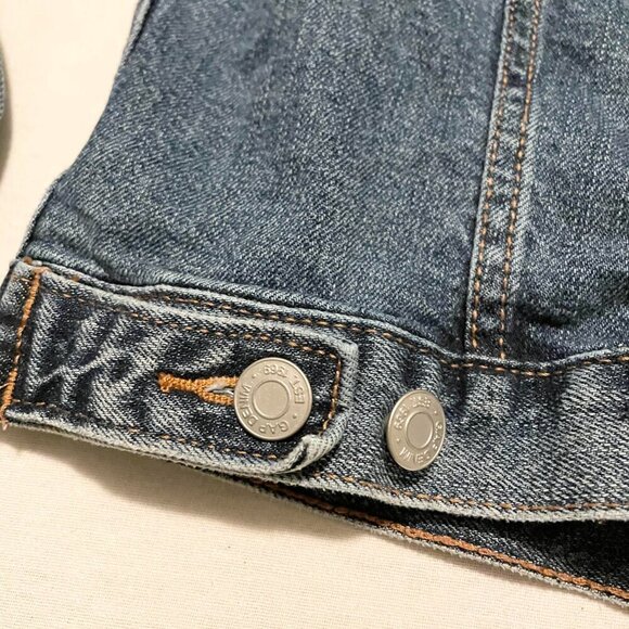 Gap 1969 Jean Jacket Denim Size Small Icon Medium Wash - Picture 16 of 16